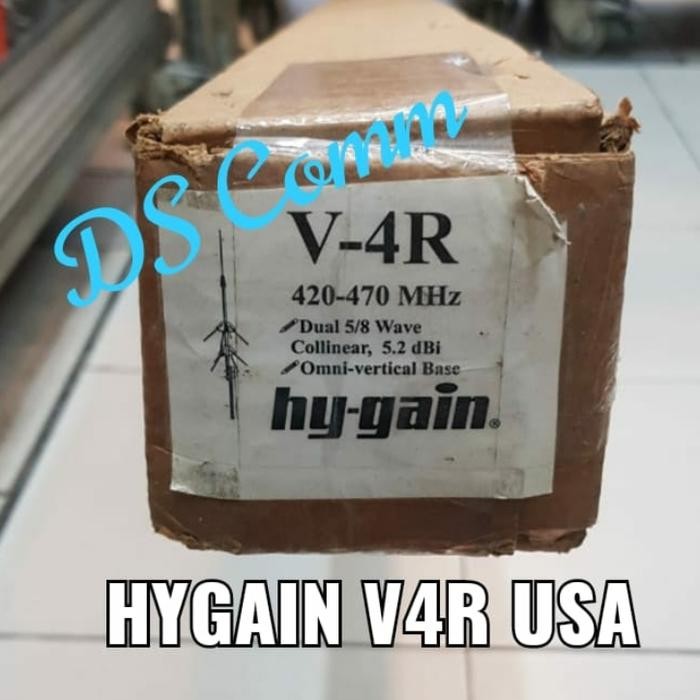 HY GAIN V-4R ANTENA UHF 420-470 BASE STATION ANTENA V4R USA ORI BARU