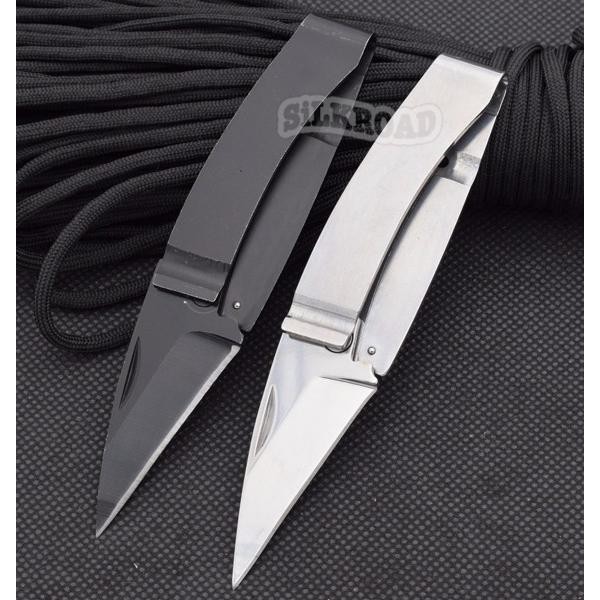 Limited Dompet Money Clip Penjepit Uang Pisau Kulit Knife