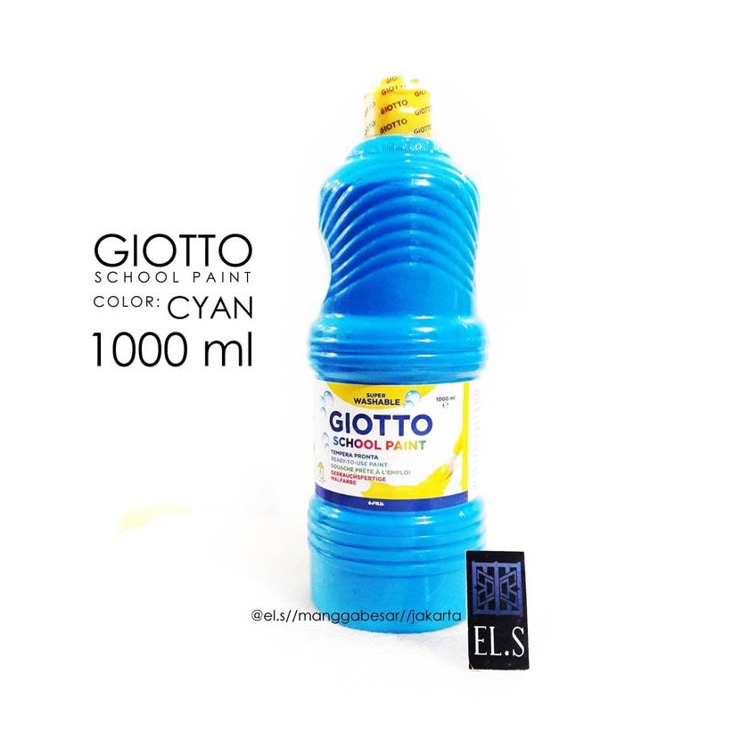 

Giotto School Paint Cyan 1000 Ml ( Cat Poster )
