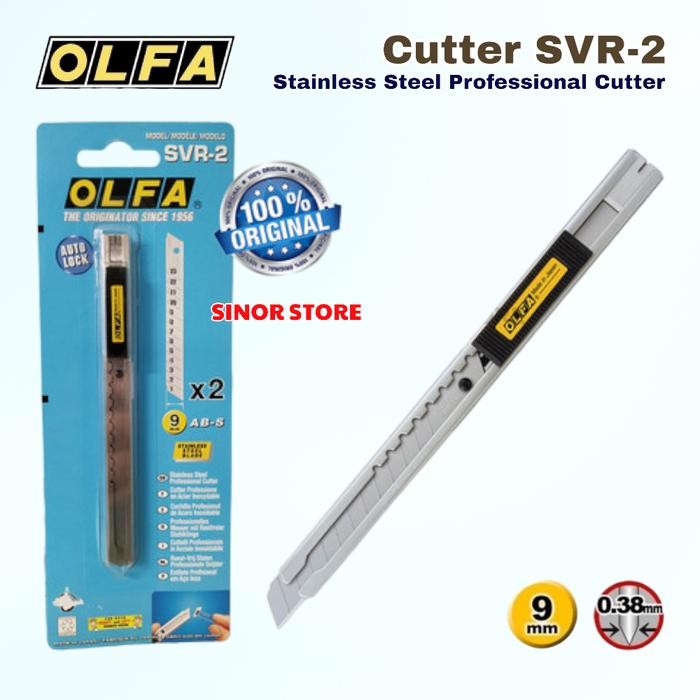 

Olfa Pisau Cutter Svr-2 9Mm Snap-Off Blade