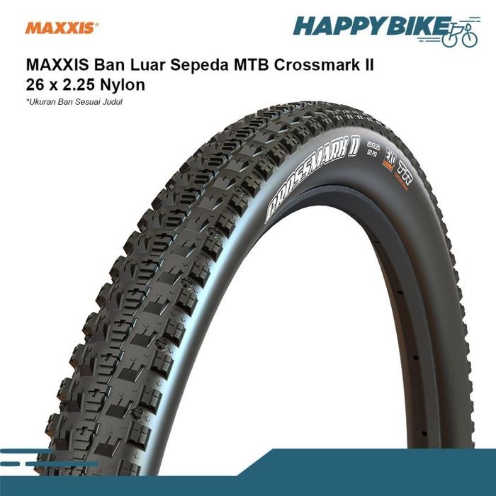 MAXXIS Tire Ban Luar Sepeda MTB Crossmark II 26 x 2.25 Nylon