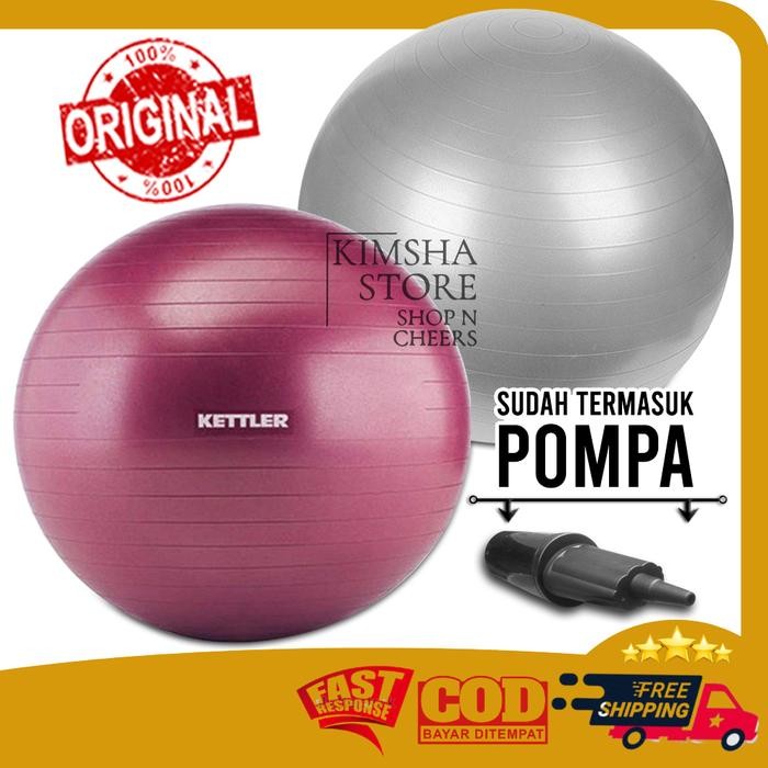 

Gym Ball Kettler Original Diameter 75cm GymBall Kettler Olahraga