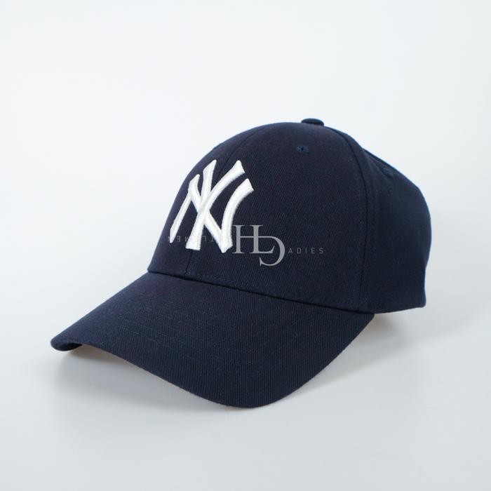 MLB NY Yankees N-Cover Ball Cap Black/White