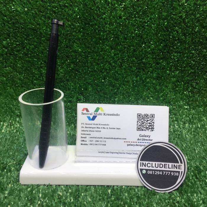 

Baru Display Kartu Nama & Tempat Pulpen - Organizer Meja Kantor