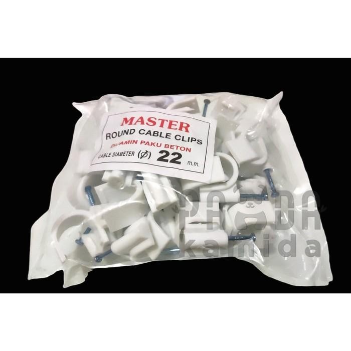 

Baru 1 Pak Klem Kabel No 22 mm MASTER - Pengikat Kabel Serbaguna