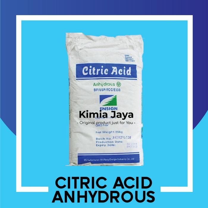 

Citric Acid Citrun Asam Sitrat Anhydrous 25 KG