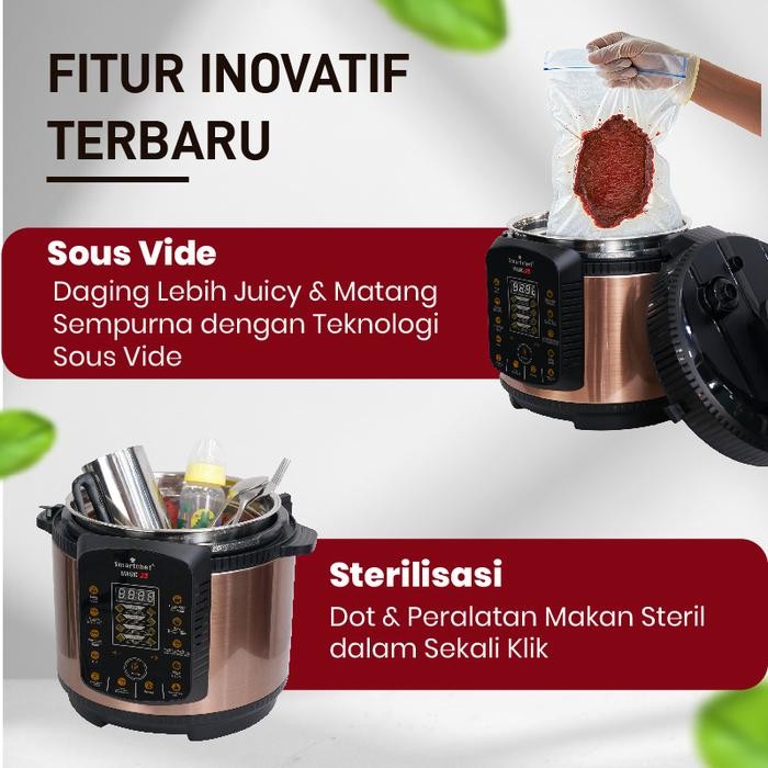Smart Chef Presto Slowcooker Listrik 5L Produk Premium Original Garansi Resmi