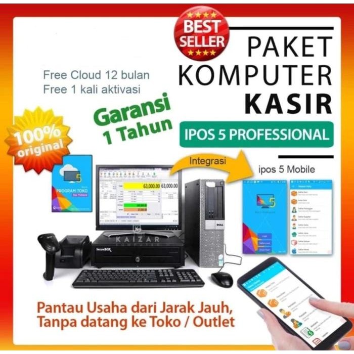 Komputer Kasir Full Set - Core i3 - b