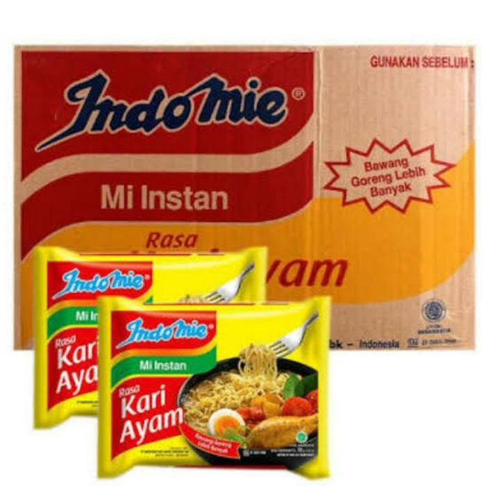 

Indomie rasa Kari ayam 1Dus 40pcs