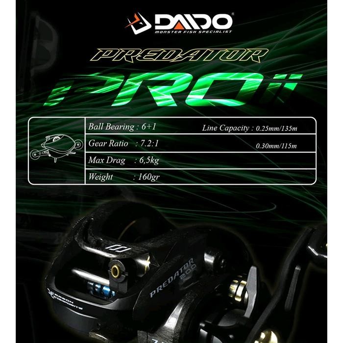 Reel Bc Daido Predator Pro Ii 200 Sw Drag Clicker