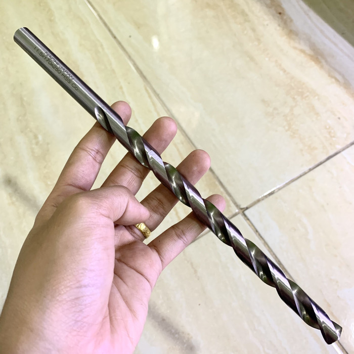 Drill Bor 11.5x250 mm long HSS Nachi bekas seken Bor Drill 11.5 x 250