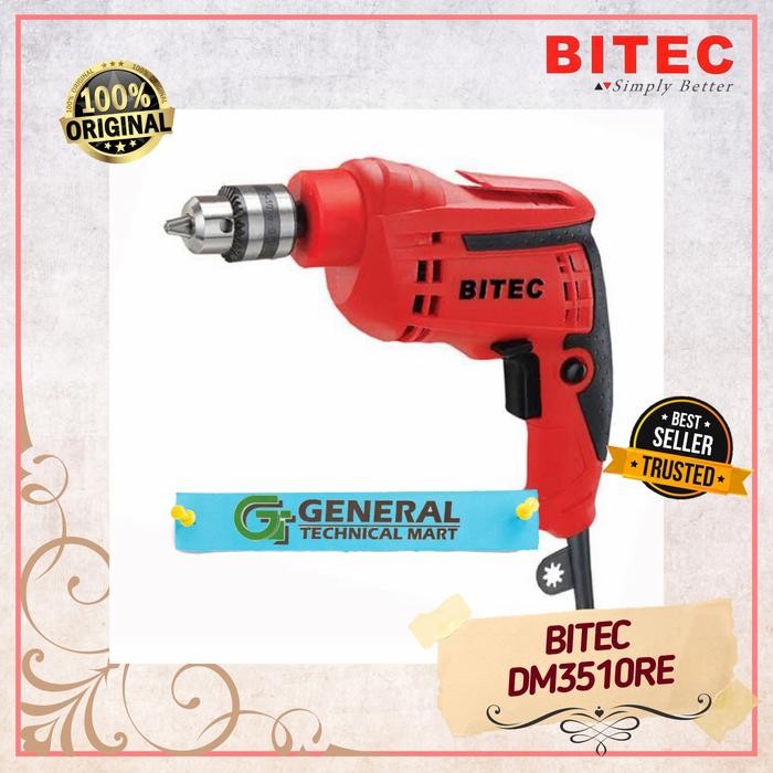 Mesin Bor Listrik 10Mm Dm 3510 Re Bitec Dm3510Re