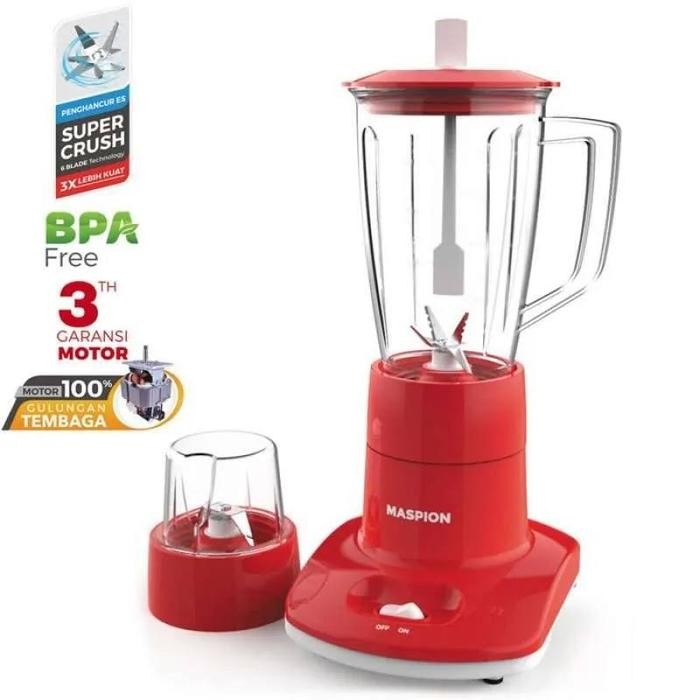 BLENDER MASPION 2IN 1 PLASTIK - MT 1262 PL