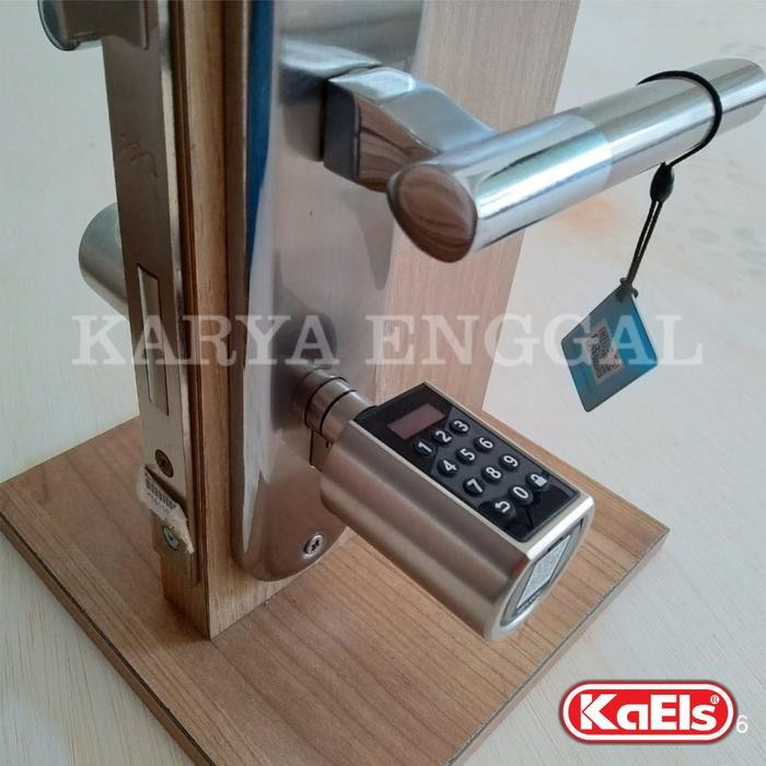 Kunci Pintu Rumah Digital Password Bluethooth Kartu We lock Smart Lock