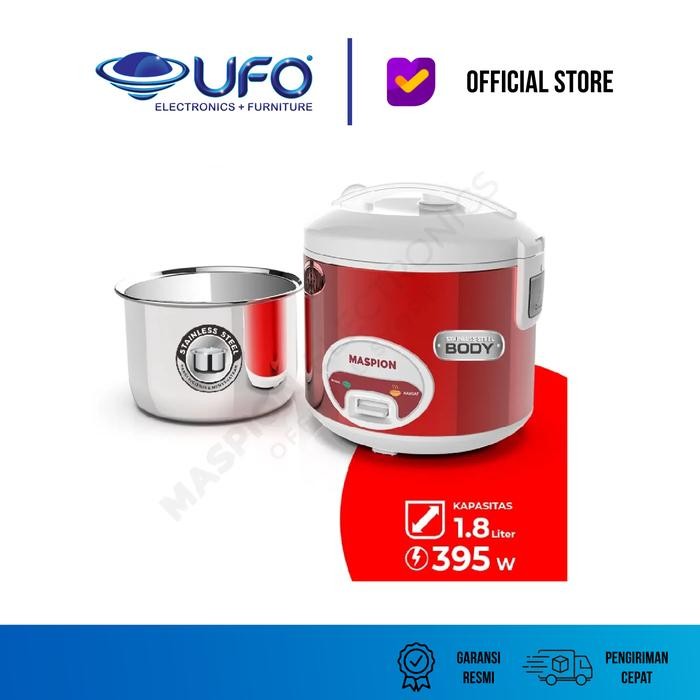 Maspion Rice Cooker 1.8 LiterMRJ1808MS Maspion Rice Cooker 1.8 LiterMRJ1808MS