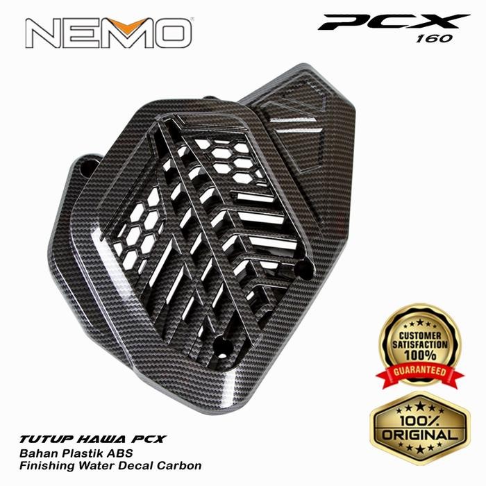 Paketan Cover Asesoris 5 Macam Carbon Honda New Pcx 160 Nemo