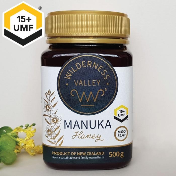 

Neww Wilderness Valley UMF 15+, MGO 539, 500g, NZ Premium Raw Manuka Honey Terlaris
