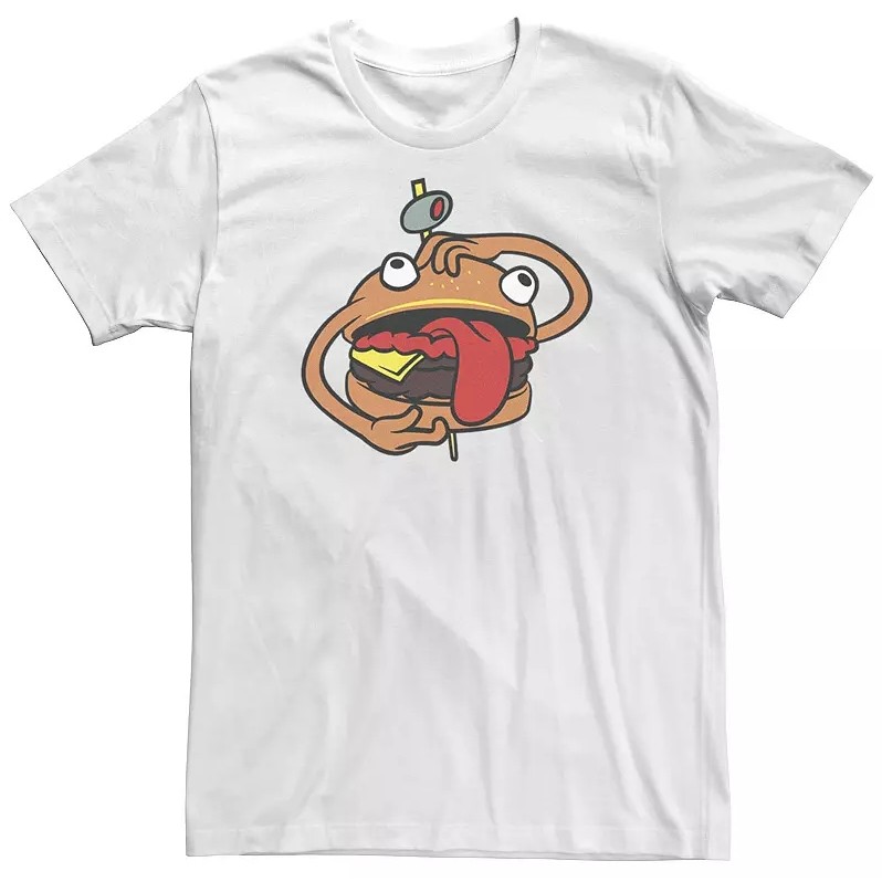 Kaos Logo Burger Durrr Fortnite CrewNeck Katun Unisex Pria Wanita