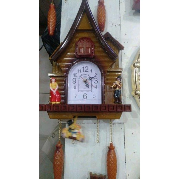 bl Jam dinding seiko esa kikuk burung mesin sweep