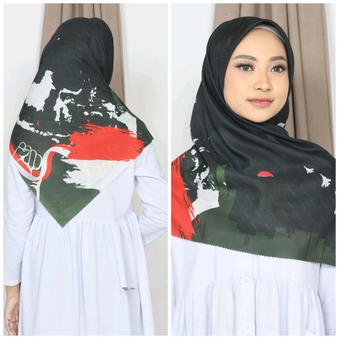 HIJAB MERAH PUTIH HIJAB AGUSTUSAN HIJAB KEMERDEKAAN RI