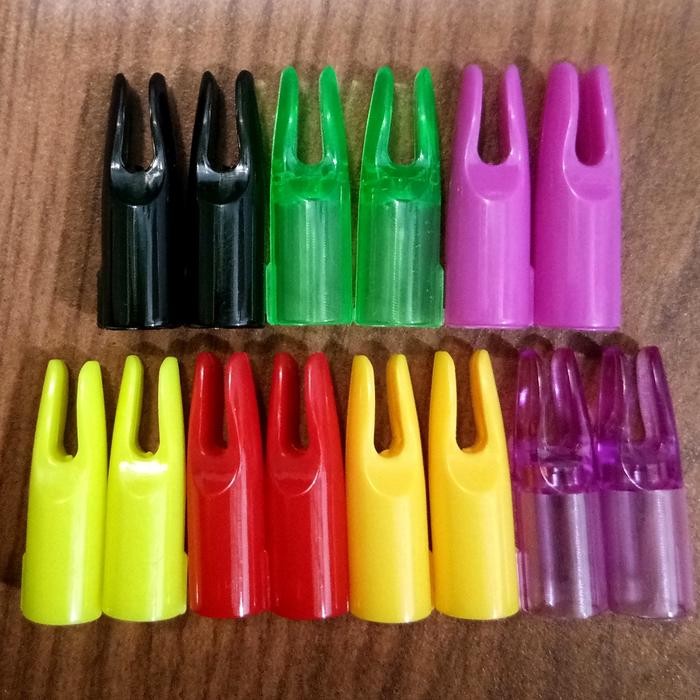 nock arrow 7mm anak panah bambu kayu fiber carbon 7 mm kode 875