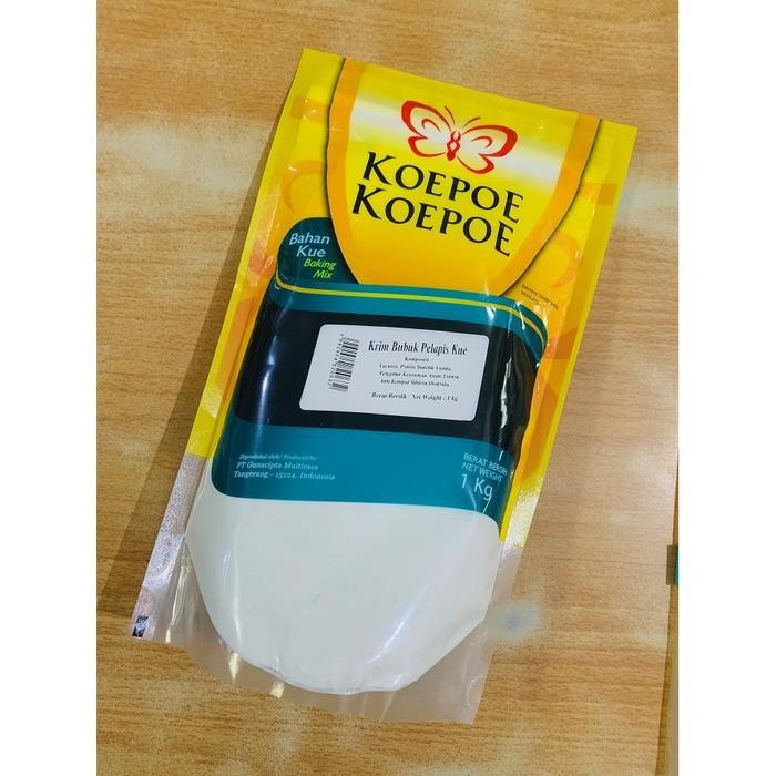 

Cream Of Tar Tar Koepoe Koepoe 1 Kg Pouch / Krim Pelapis Kue Kupu Kupu