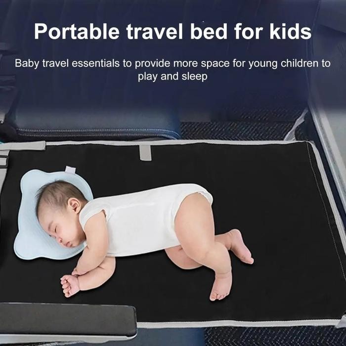 Tempat Duduk Bayi Pesawat Portable - Tempat Tidur Anak, Sandaran Kaki Adjustable Untuk Penerbangan