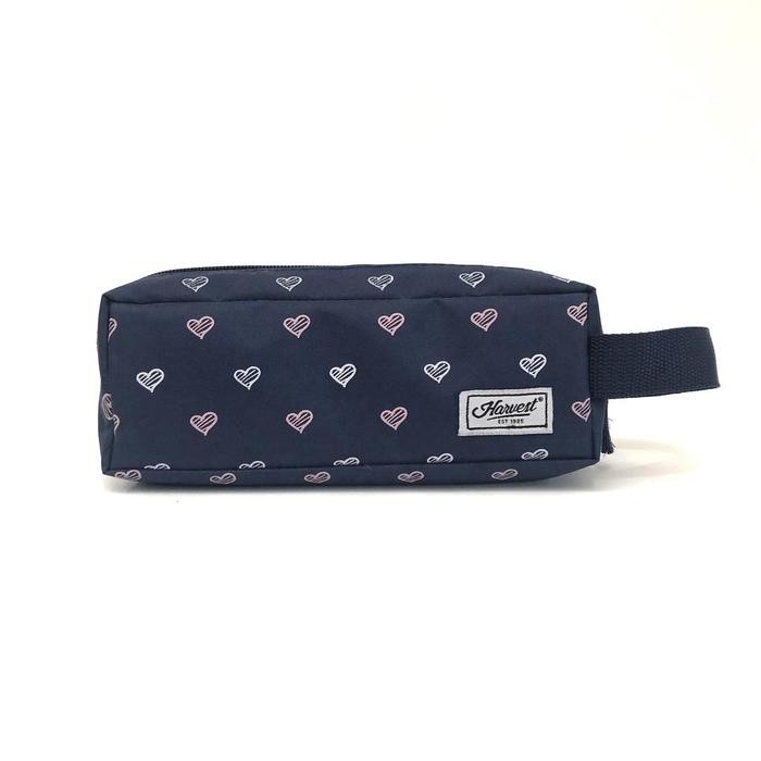 

Kotak Pensil / Pencase Harvest Pop Case - Hearts - Navy