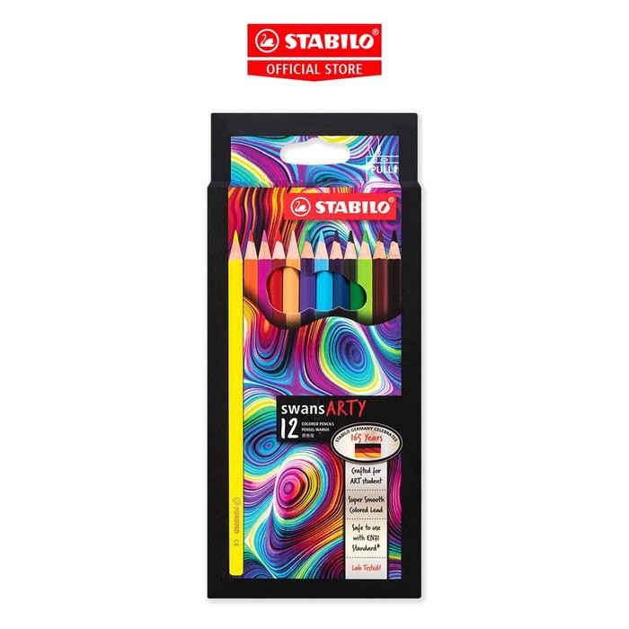 

STABILO swans ARTY Colored Pencils 12 pcs / Pensil Warna isi 12 pcs