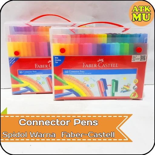 

Connector Pen Faber Castell 60 & 80 Color / Spidol Warna Faber Castell