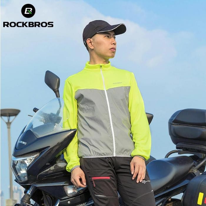 Rompi Sepeda Rockbros Vest Sepeda Vest Lari Reflective Breathable