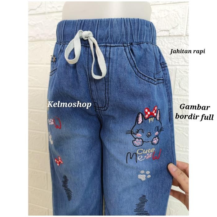 Celana Kulot Jeans Anak Perempuan/Jeans Kulot/Celana Panjang Anak Kulot Jeans Perempuan