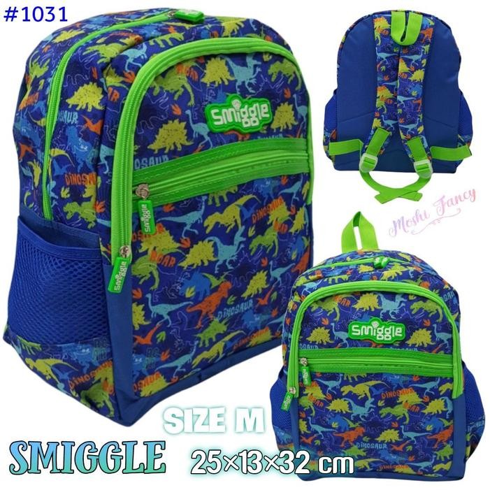Tas Smiggle Ransel Karakter / Tas Smiggle Anak Tk / Tas Sekolah Smiggle Anak Perempuan Dan Laki-Laki