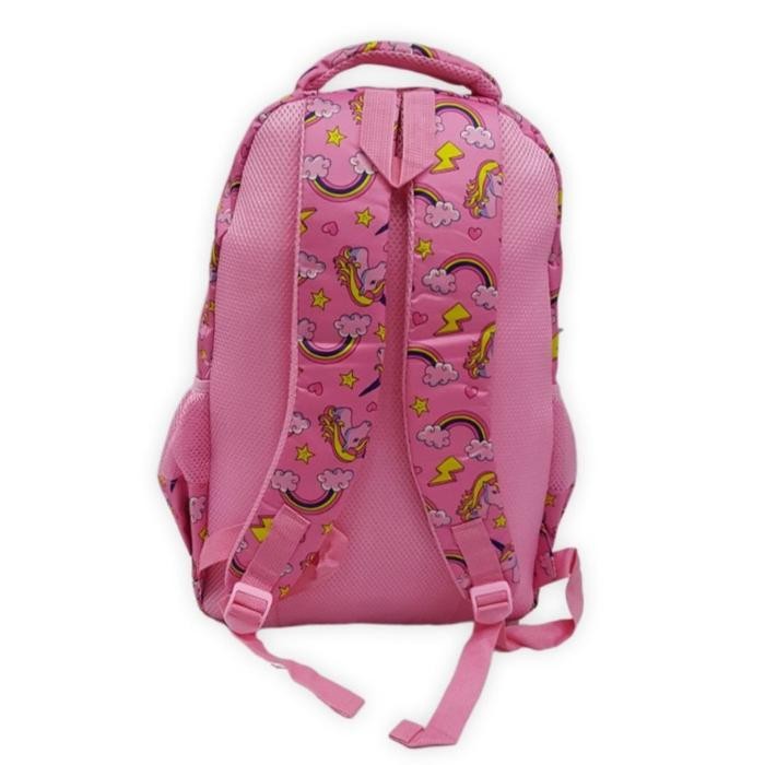 Tas Ransel Anak Parasut Motif Unicorn / Backpack Sekolah Bahan Parasut Anak Perempuan