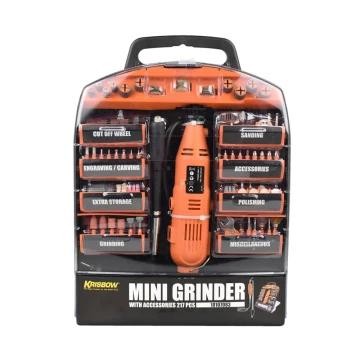 Banyak Dicari Krisbow Set Gerinda Mini / Mesin Mini Grinder / Gerinda 217 Pcs