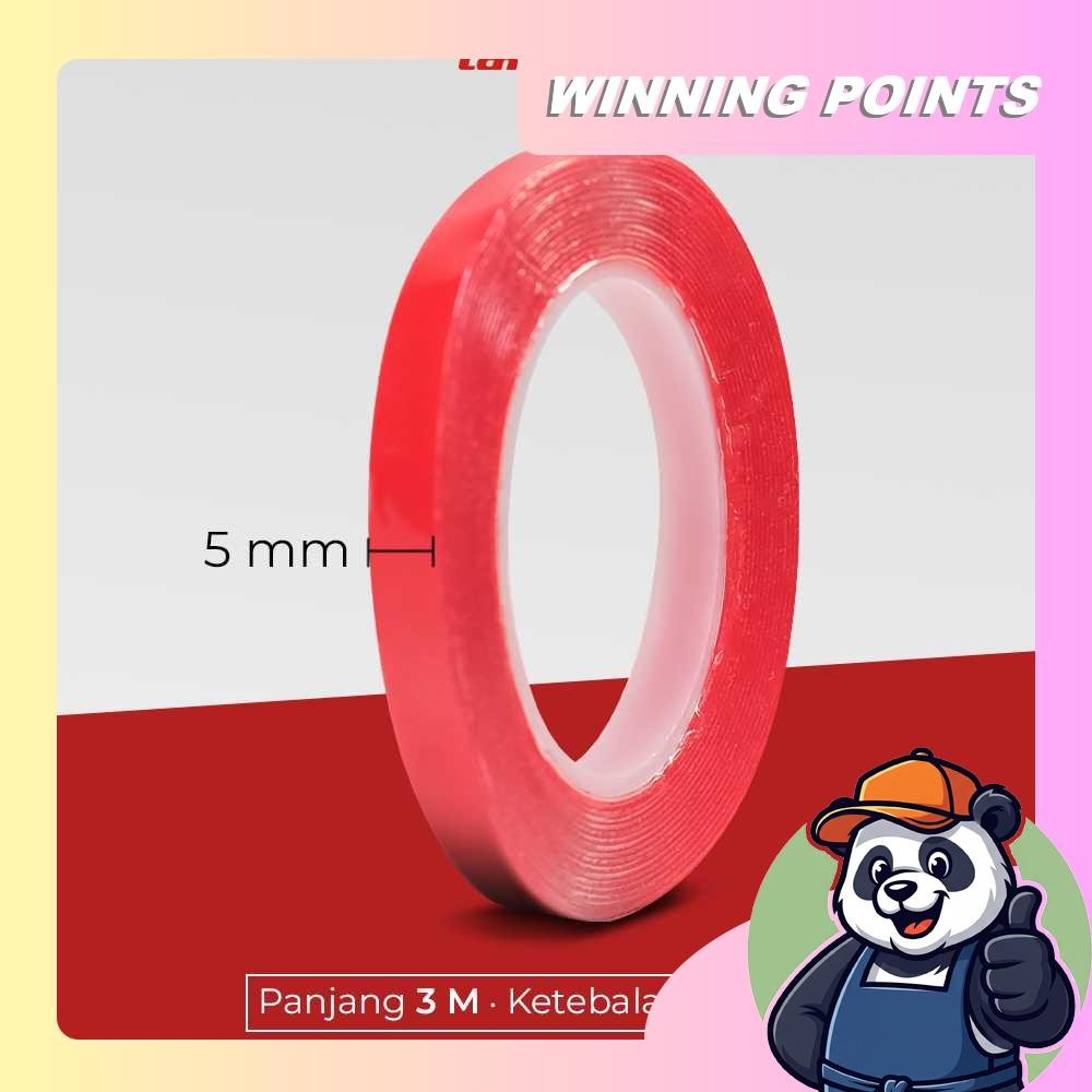 

Double Tape Acrylic Adhesive Transparent Sticker J4702