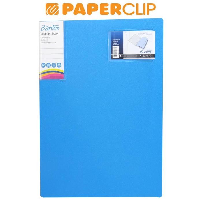 

Display Book / Clear Holder Bantex 3187 Folio 60/11 Cobalt Blue - Display Book Bantex A4 Berkualitas