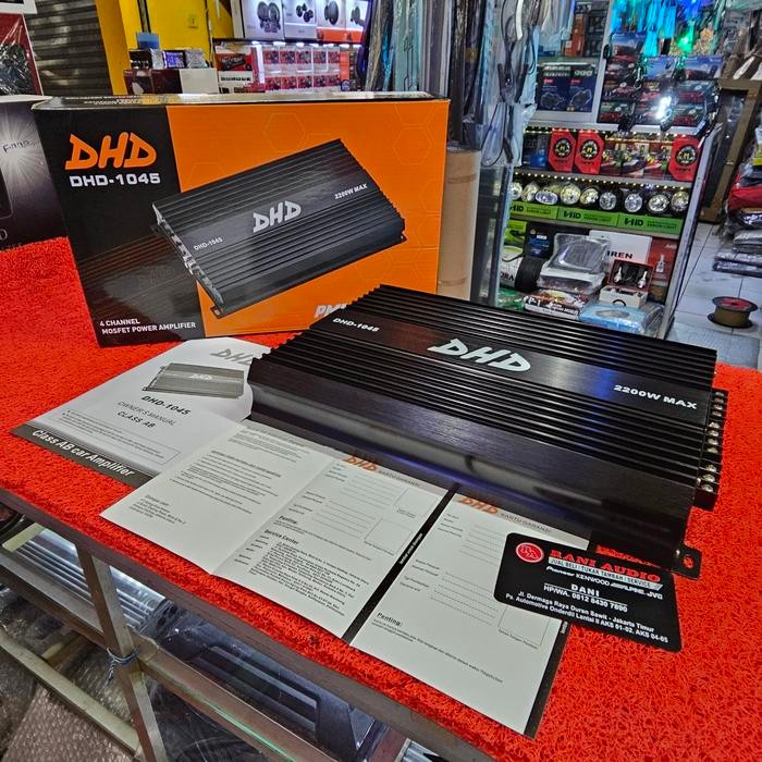 ORI - POWER AMPLIFIER DHD DHD-1045 4 CHANNEL MOBIL