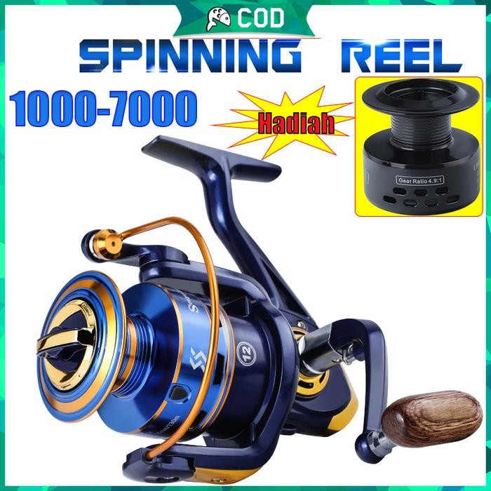 Daiwa Sportindo - 1000-5000 Ukuran Fishing Reel Harga Terendah Untuk Metal Spool 1000-4000 Joran
