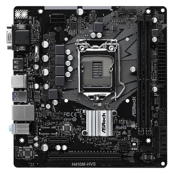 ASRock H410M-HVS Motherboard Micro ATX Socket 1200 Intel H410