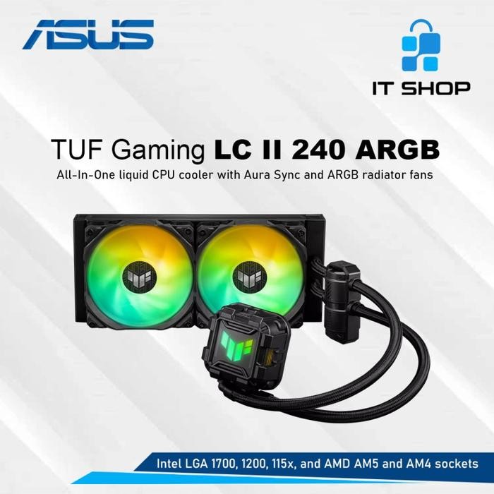 ASUS TUF GAMING LC II 240 ARGB LIQUID CPU COOLER WITH AURA SYNC