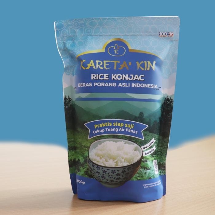 

New Beras SHIRATAKI PORANG RICE KONJAC KARETA KIN 1 Kg Ready