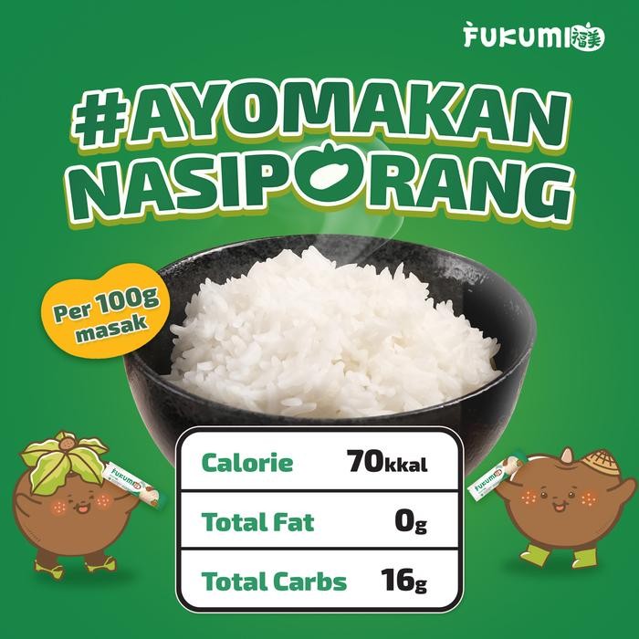 

Sale terbaru Fukumi Beras Porang Konjac Rice Pouch 1kg Food Bubur Ready