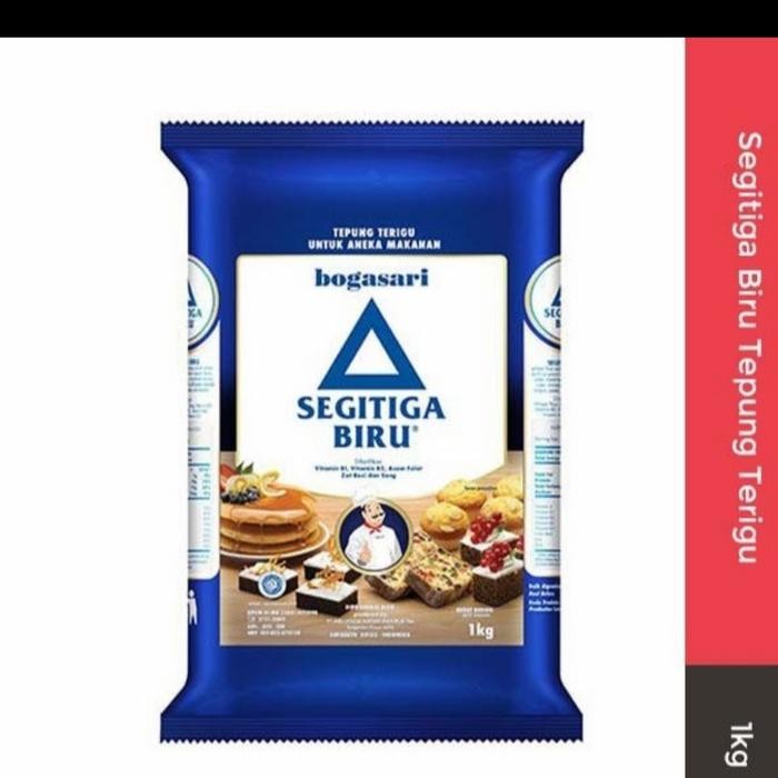 

Sale terbaru Tepung terigu Segitiga Biru Premium 1 kg 1 dus isi 12 Ready