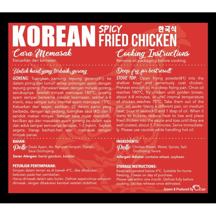 

Promo Terlaris Pollo Easy To Cook Korean Fried Chicken PREMIX 1 kg Ready