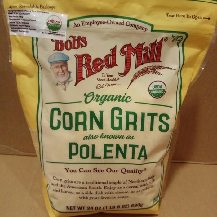 

Sale terbaru Bob's Red Mill Organic Corn Grits Polenta 680 gr Ready