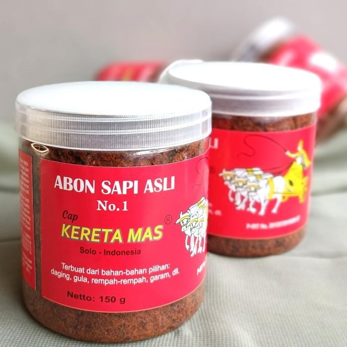 

Promo Terlaris Abon Sapi Asli Kereta Mas Solo Toples Ready
