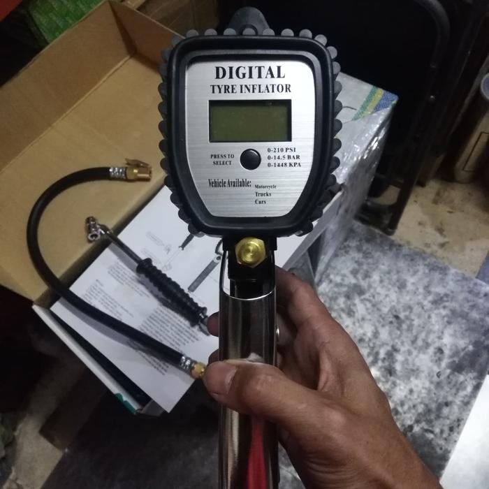 DIGITAL TIRE INFLATOR 3 IN 1 WIPRO - ALAT UKUR DAN ISI ANGIN NITROGEN