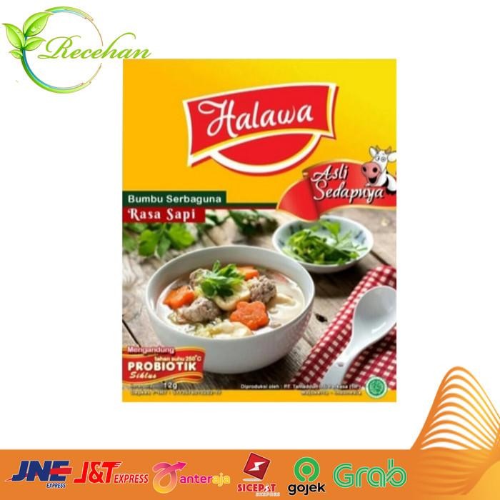 

(Allthebest) Halawa Bumbu Probiotik Penyedap Rasa Isi 12 Sachet
