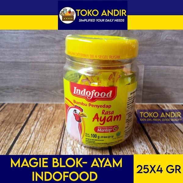 

(Allthebest) Indofood Maggie Blok Penyedap Rasa Ayam/Sapi (25bok x 4gr)